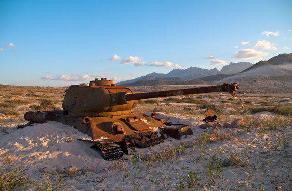Т-34 острова Сокотра