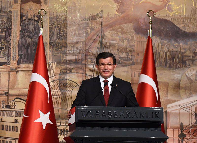 Turkish Prime Minister announced that Syrian refugees are prevented from returning Bashar Assad