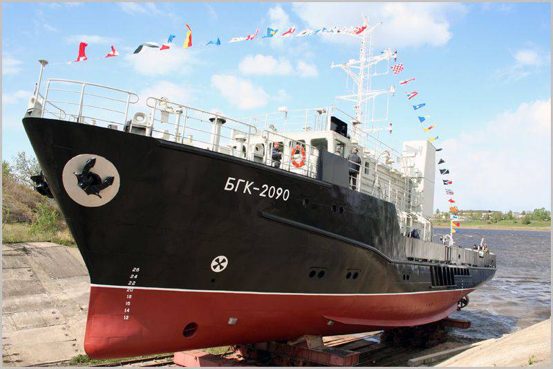 A new hydrographic boat will be accepted into the Baltic Fleet by the end of the month.