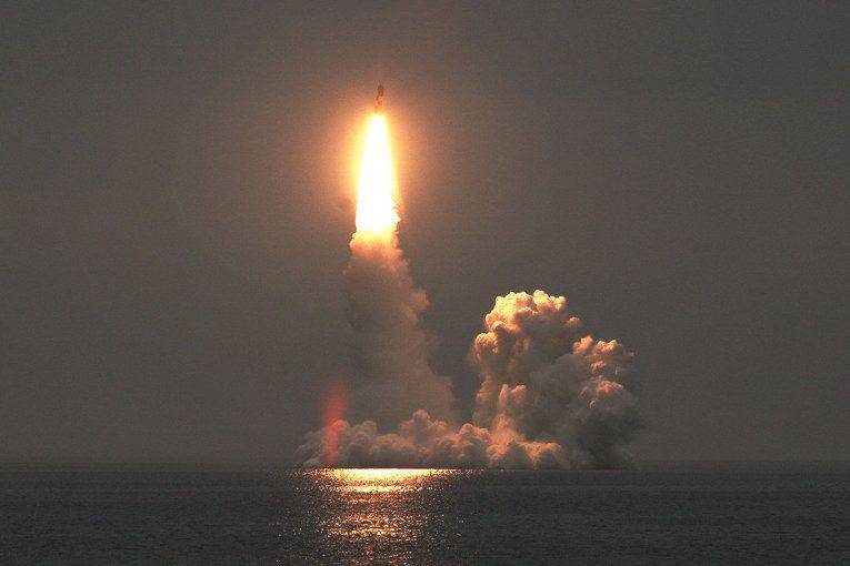 For the first time, a Bulava missile was launched from the Vladimir Monomakh