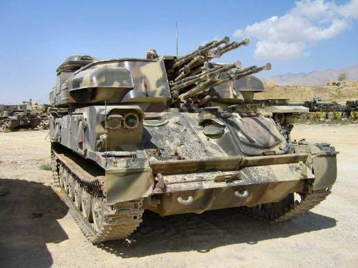 La guerra siriana ha trasformato il leggendario ZSU-23-4 "Shilka" in una macchina anti-terrorismo