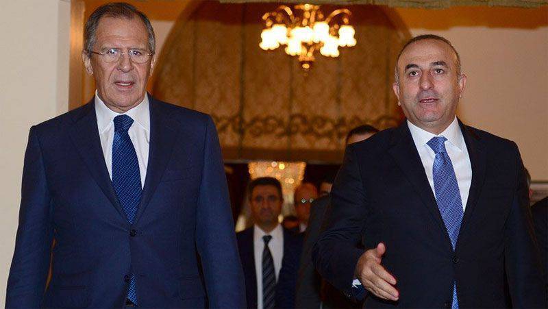 What did the Turkish Foreign Minister ask for Sergey Lavrov during the meeting in Belgrade?