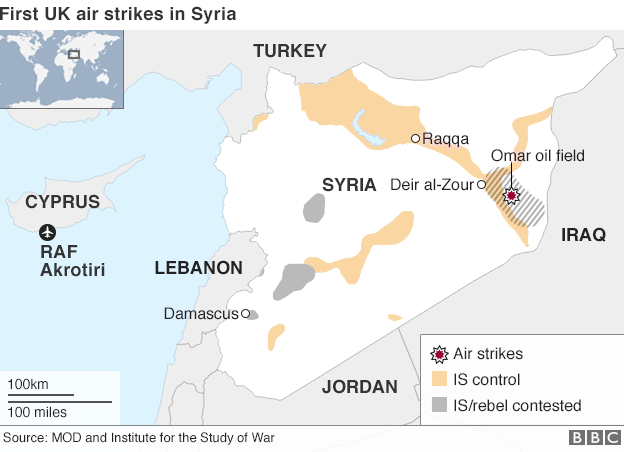 Großbritannien steigt in Syrien ein
