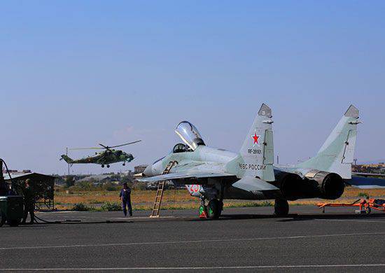 Russian airbase in Erebuni (Armenia) replenished with a batch of transport and attack helicopters