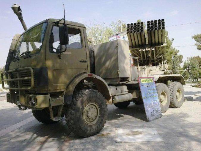 Iranian MLRS HM20 appeared in Syria