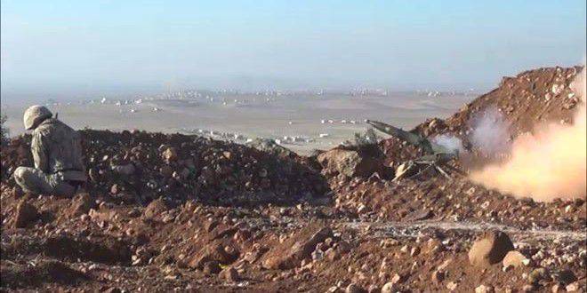Syrian army took control of a military airfield near Damascus