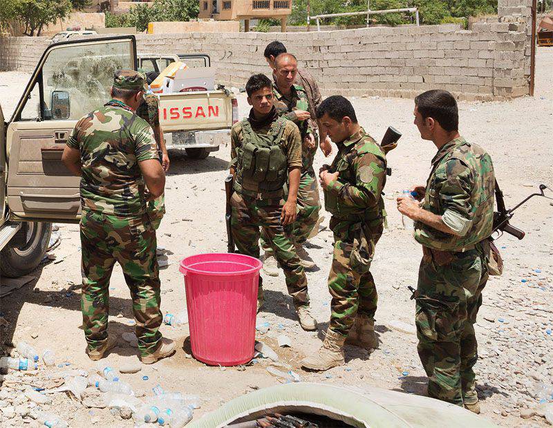 伊拉克军队打算肆虐拉马迪