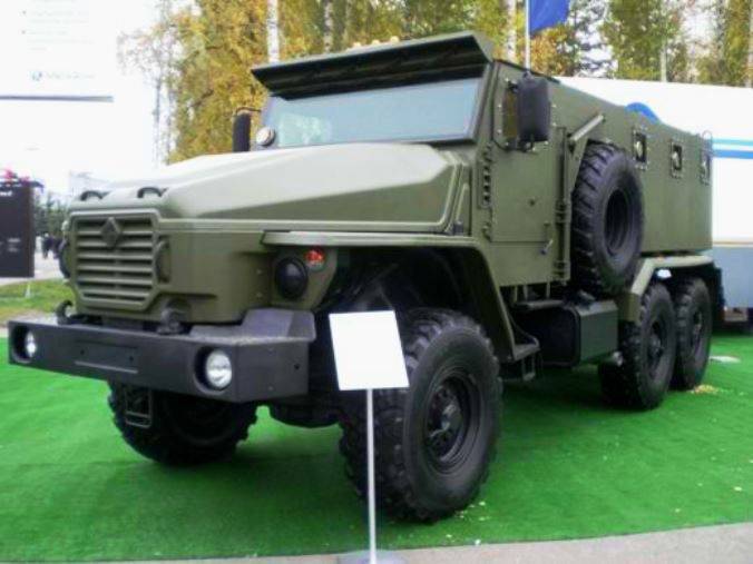 The car "Ural-VV" will begin to enter the Internal Troops