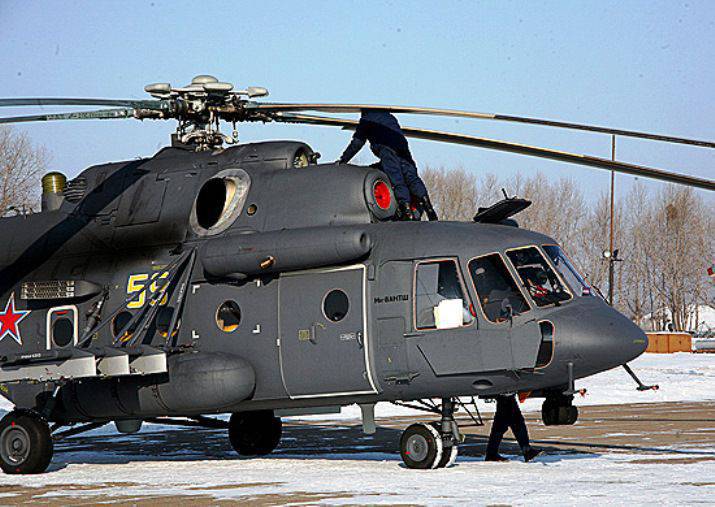 Lo squadrone misto in Kamchatka riempito con "Terminators"