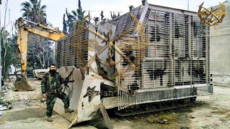 Syrian military independently "modernize" civil engineering equipment