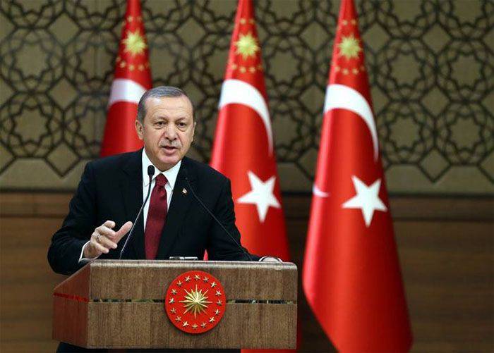 Erdogan actually presented plans for the occupation of the north of Syria