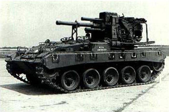 Project ZSU with 75-mm gun based on M19 MGMC (USA)