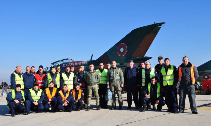 Последний полëт болгарских МиГ-21