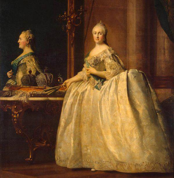 Carta de felicitación de Caterina II