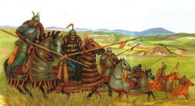 Táticas, armaduras, armas da Eurásia medieval. Parte do 3