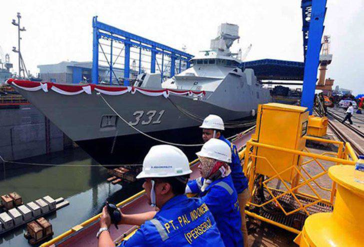 In Indonesia, launched the frigate Sigma