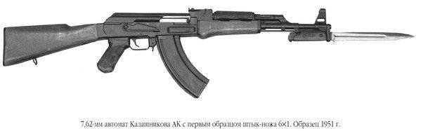 AK bayonetas