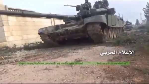 Syrian army uses T-90 tanks in Aleppo province