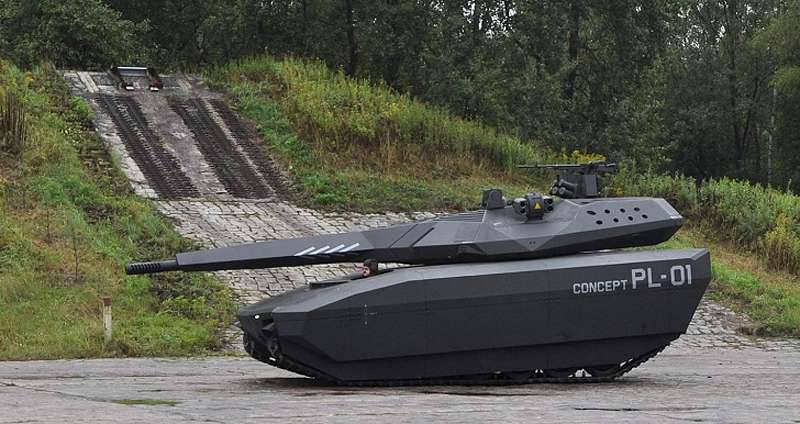 Польский концепт-танк PL-01 (фотогалерея)