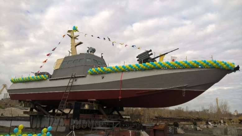 Ukraine has begun testing the first armored boat