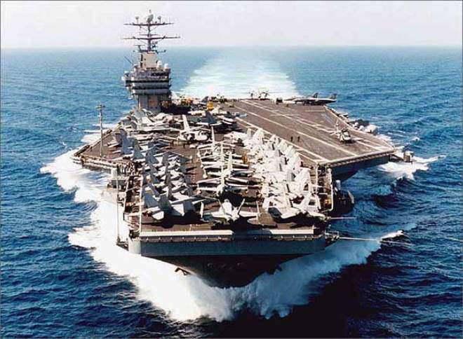 The Pentagon sent a second aircraft carrier to the Korean Peninsula area