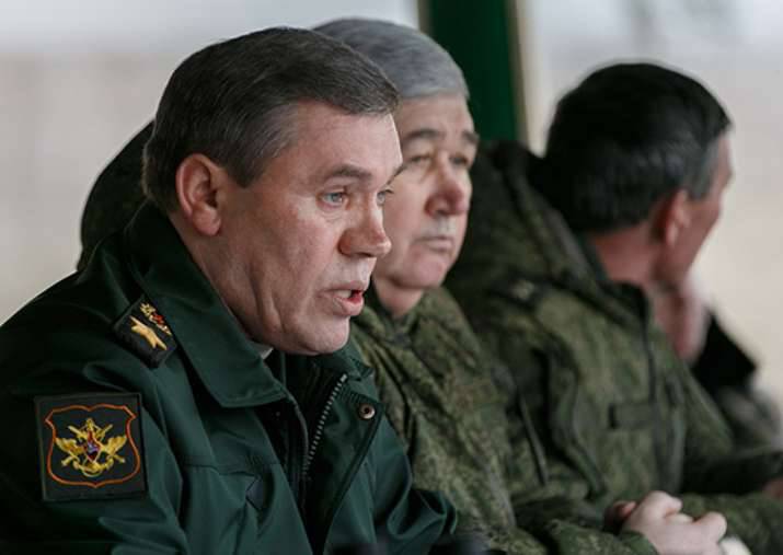 Gerasimov: the forces of the Black Sea Fleet will work out actions to destroy the ship groups of the conditional enemy