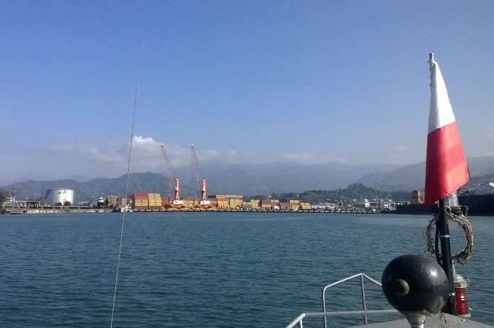 Quattro navi della NATO arrivarono a Batumi (Georgia)