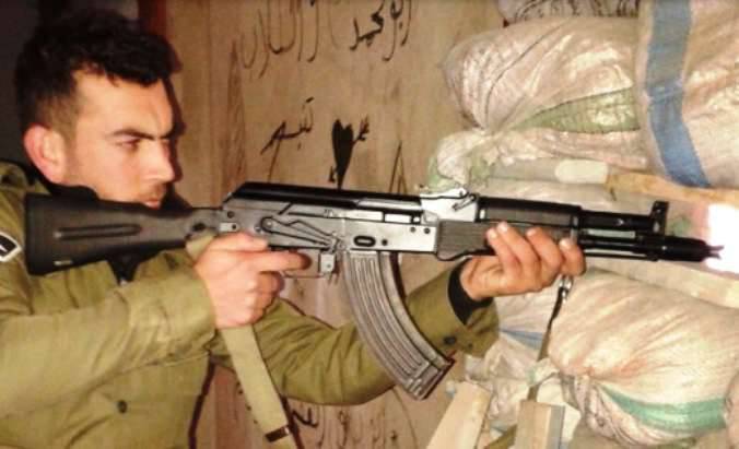 Syrian fighters have tested the new version of AK