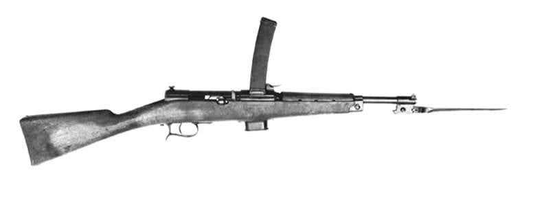 Subfusil ametralladora Beretta M1918 (Italia)