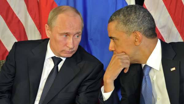 Putin e Obama discutiram a retirada das principais forças da Federação Russa da Síria durante uma conversa telefônica
