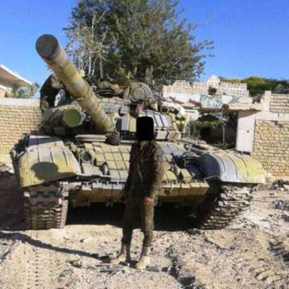 T-72B tanks in Syria