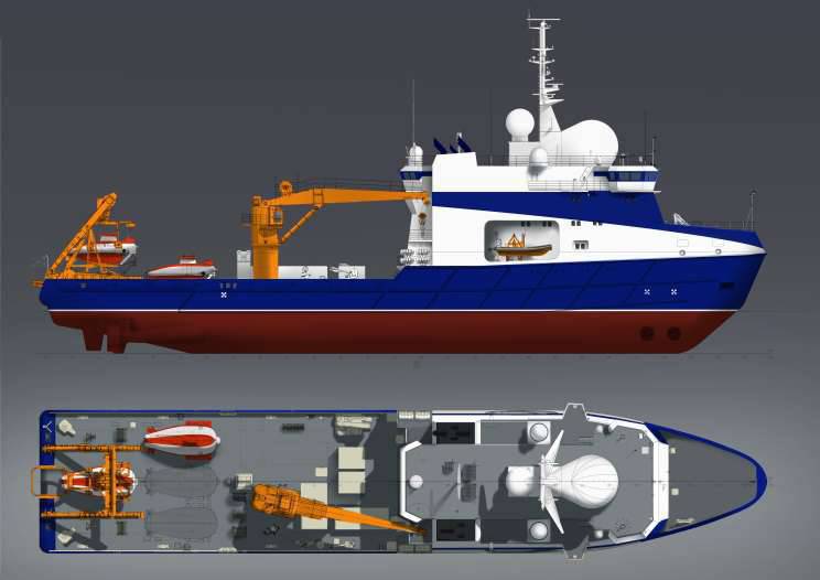 Research vessel "Evgeny Gorigledzhan" under construction in Kaliningrad