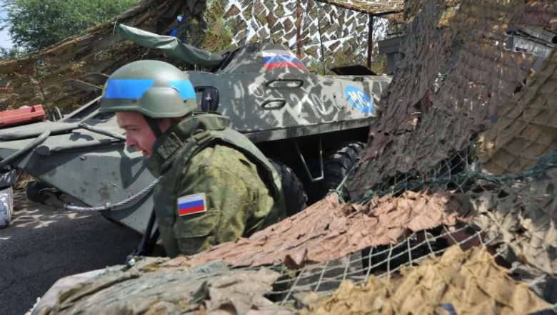 Im Rahmen der Prüfung wurde die russische Friedenstruppe alarmiert