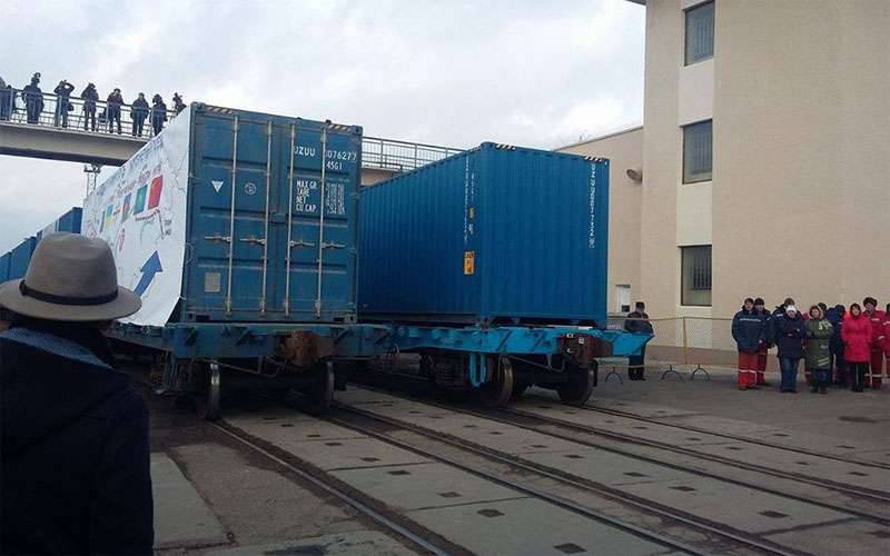 Carretera sin seda. El tren ucraniano que ha viajado por Rusia no puede regresar