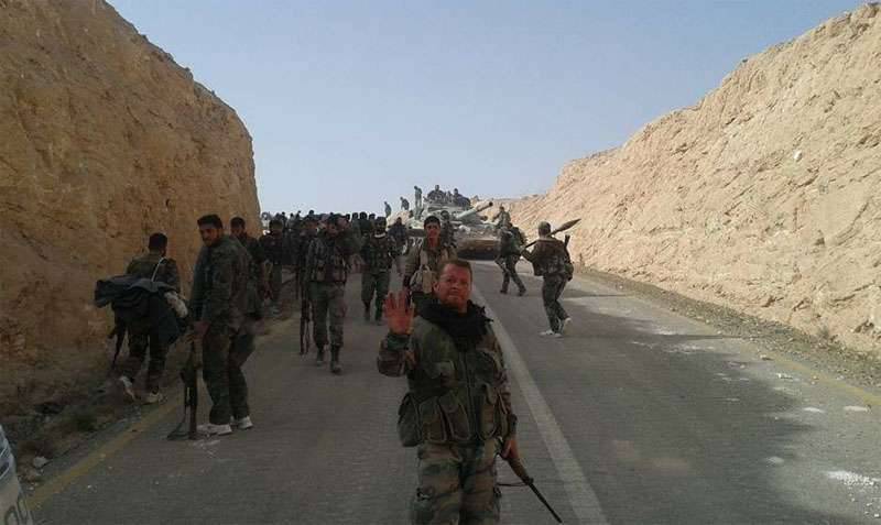 Syrian army units will regroup to take El Qaryatain