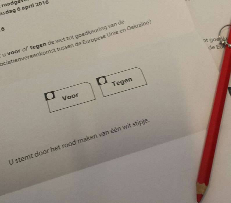 Les habitants des Pays-Bas ont répondu "non!"