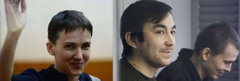 Media: Savchenko verrà scambiato con Alexandrov ed Erofeev fino alla fine di maggio