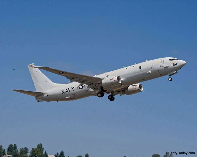 An American patrol anti-submarine aircraft P-8 Poseidon was intercepted near the Pacific Fleet base point off the coast of Kamchatka