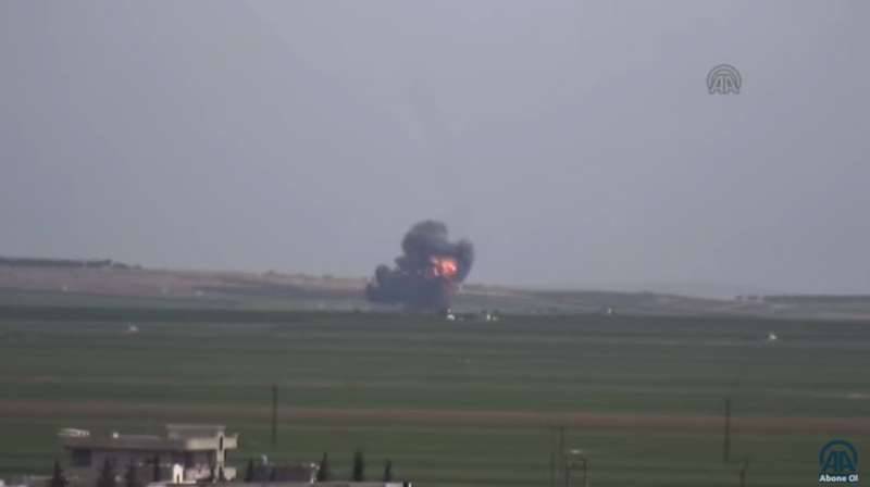 В районе Алеппо боевики сбили самолёт ВВС САР. Пилот попал в плен