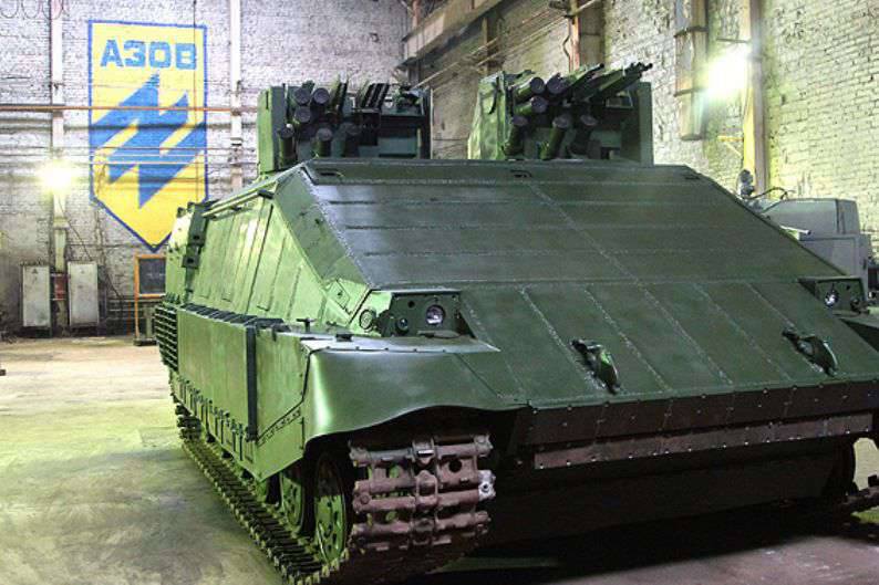 The camera from the intercom was not the best option for the "innovative tank" "Azovets"