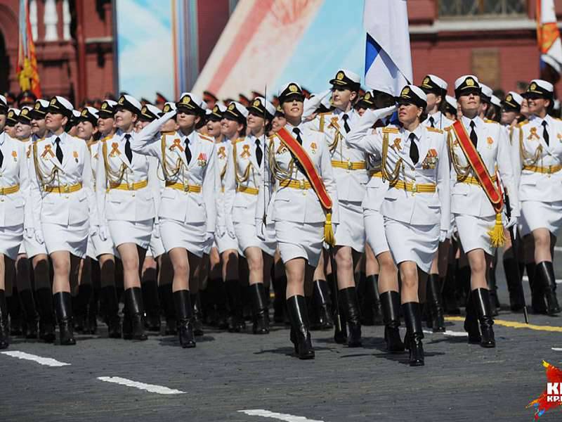 British media are unhappy with the appearance of Russian women soldiers