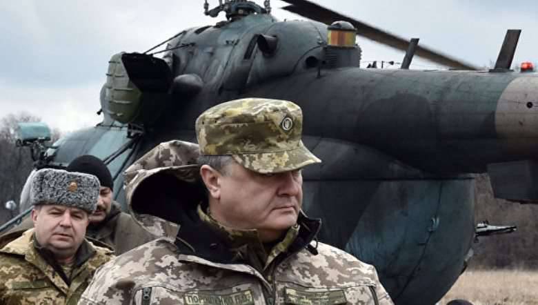 Vivendo "no mundo dos sonhos" Poroshenko parou "o maior exército do continente"