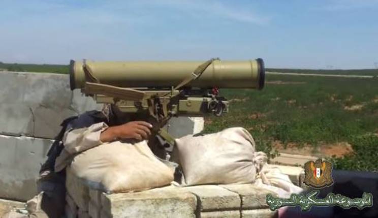 Suriye'de Rus Metris-M1 ATGM