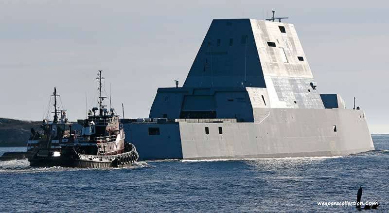 Американскому флоту передан миноносец Zumwalt