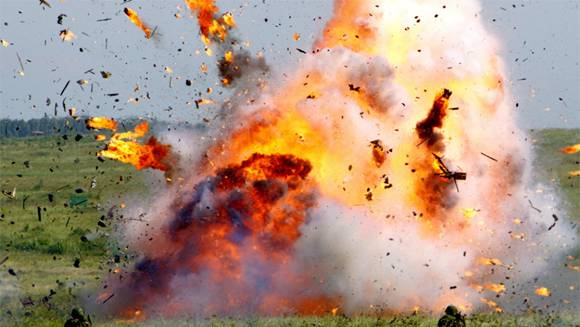 Применение огнемёта «Шмель-А» (видео)