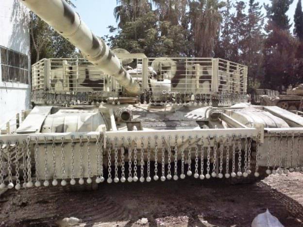 Syrian T-82 become more secure