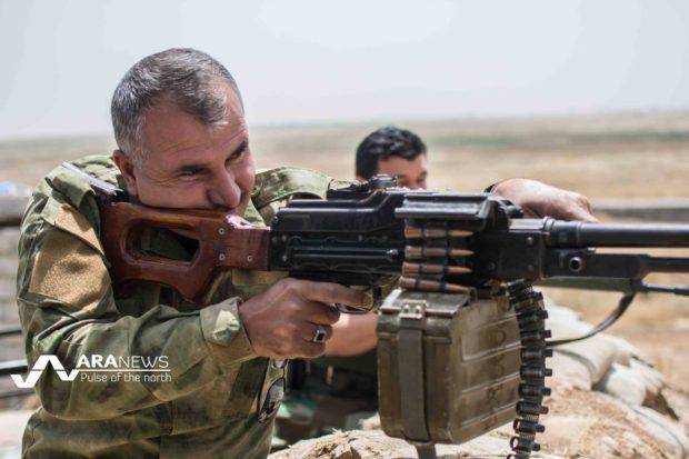 Die kurdische Miliz hat ISIS in der Nähe von 120 km² im Nordirak während einer erfolgreichen Operation befreit.