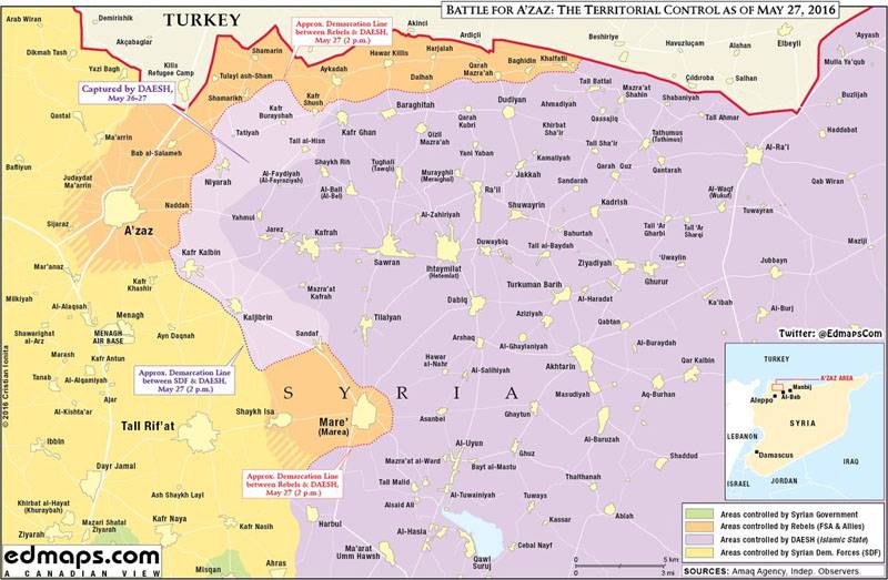 On the situation in the north of the Syrian Arab Republic