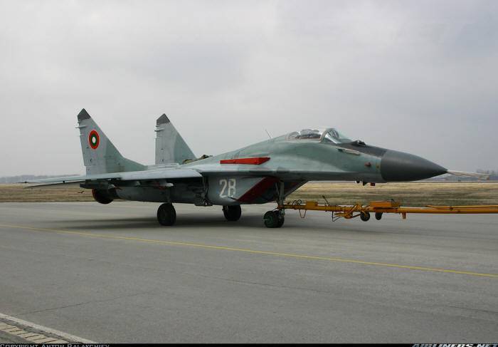 Bulgaria "to meet NATO standards" will replace the MiG-29 with "used" aircraft of Western manufacturers