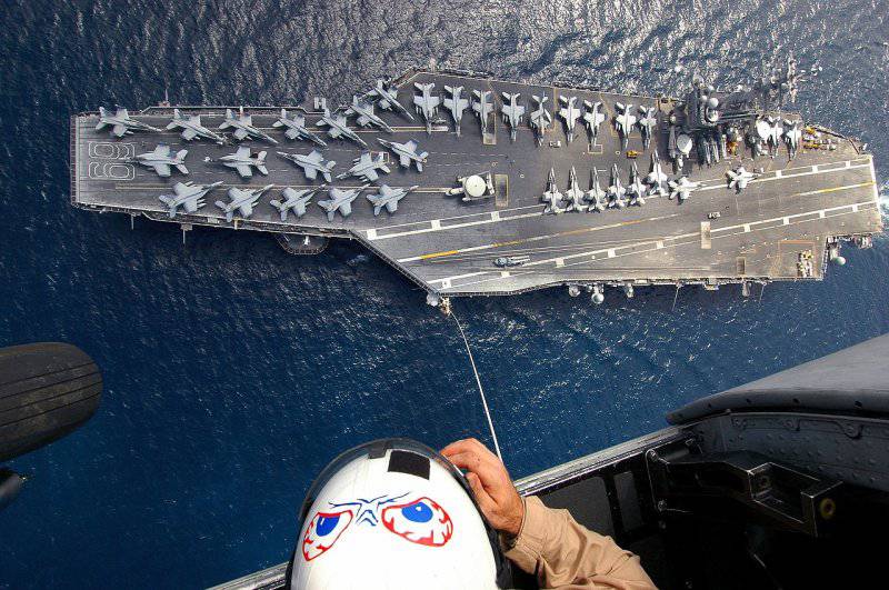 Media: America for the first time with 2012 r mobilized more than half of its aircraft carriers